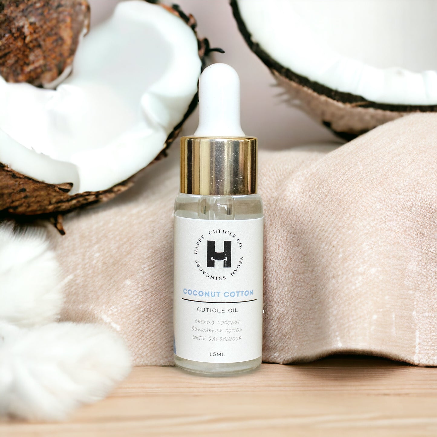 Coconut Cotton Dropper Bottle